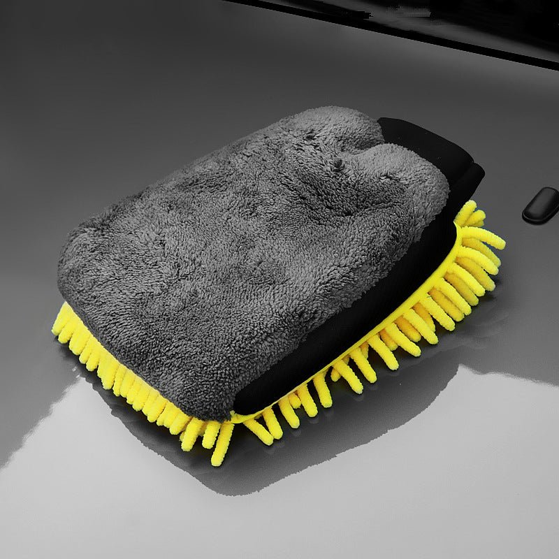 2 - in - 1 Waschhandschuh - mattenexperte