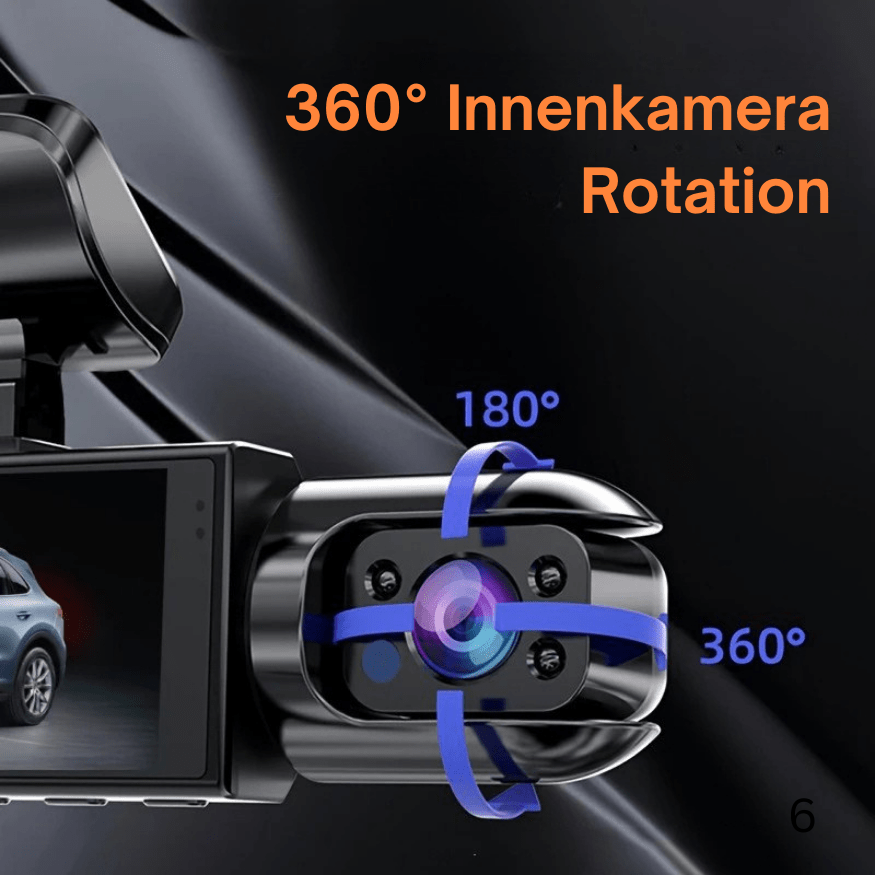 Dual Dashcam Pro – Full HD, Nachtsicht & Weitwinkel - mattenexperte