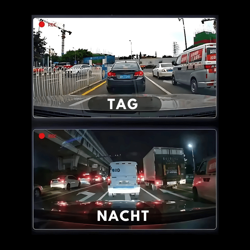 Dual Dashcam Pro – Full HD, Nachtsicht & Weitwinkel - mattenexperte