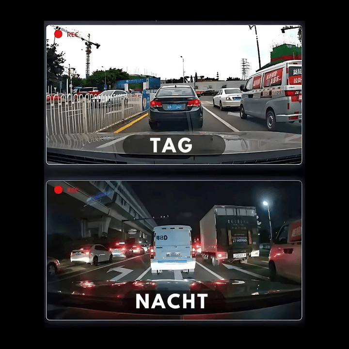 Dual Dashcam Pro – Full HD, Nachtsicht & Weitwinkel - mattenexperte